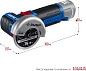 Угловая шлифмашина аккум. AB-76 (12.0 В, без АКБ и ЗУ, 76мм, кор.) "Профессионал" ЗУБР фото11