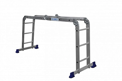 Лестница-трансформер алюм. шарнирная многоцелевая TL (4х3 ступ. 94/354см, 10.8кг) АЛЮМЕТ
