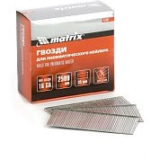 Гвозди 16GA для пневм. нейлера сечение 1,6х1,4, длина 35 мм, 2500 шт (57607) MATRIX