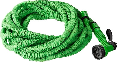 Набор поливочный: шланг 22,5 м, распылитель пистол. 7поз., адаптер внеш 1/2"x3/4" (428498-22) РОСТОК