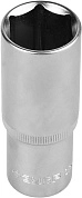 Головка 1/2" 17мм 6гр. глубокая, Cr-V "МАСТЕР" (27726-17) ЗУБР