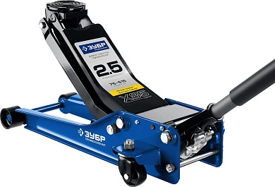 Домкрат гидравлический подкатной, 2.5т., 75-515 мм, X85 "Профессионал" (43051-3_z01) ЗУБР