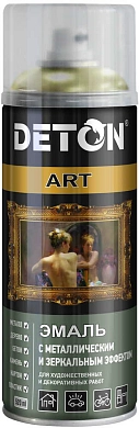 Эмаль металлик - Золото-хром - аэр. 520мл ART (DTN-A70690) DETON