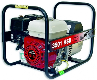 Генератор бензиновый  AGT 3501 HSB SE (Honda GX-200)
