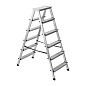 Лестница-стремянка алюмин. двустор., 6 ступ, 1290мм, слож. 1400х515х160мм, (97926) СИБРТЕХ фото2