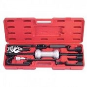 Молоток обратный для кузовных работ с набором насадок, 9пр., в кейсе (665B) FORCE