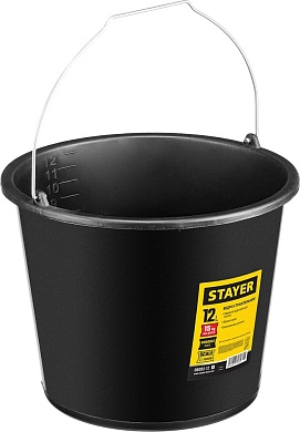 Ведро пластмассовое, 12л. (06083-12_z01) STAYER