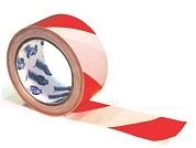 Лента сигнальная 75мм/200м, красно-белая, в и/у (2600) МИЛЕН