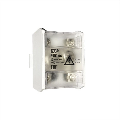 Блок распределительный проходной РБП 95 (1х95-4х16 мм2) 232/100А ETP