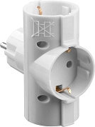 Разветвитель электрический MAXElectro, 55093-3, 3 гнезда, 16А/220В (55093-3) STAYER