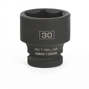 Головка ударная шестигранная, 30 мм, 1/2", CrMo (13929) STELS