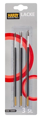 Набор кистей масляных круглых, 3шт. (0280-160003) HARDY
