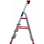 Лестница-стремянка алюм. индустриальная с органайзером NV5150 (4 ступ. 81/147см 4.1кг) Новая высота фото2