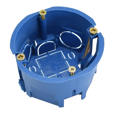 Подрозетник СЗЕ3 ( 68мм PP гипс IP30 синий) СЗЕ3 GUSI