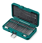 Набор бит HEX, TX, SPLINE, 42 шт., хвостовик 10 мм под квадрат 1/2″ "THS-42" (26554) KRAFTOOL