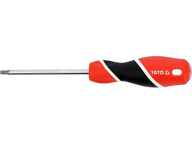 Отвертка TORX T25х100мм c отверстием S2 HRC58 (YT-25958) YATO