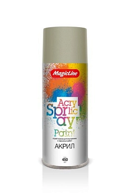 Краска аэрозольная  бежевая акриловая(265г) RAL 7032 MAGICLINE