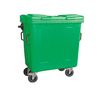 Контейнер пластмассовый хозяйственный для мусора 700л на колесах