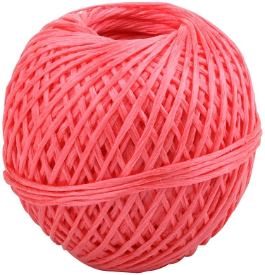 Шпагат полипропиленовый 1000 текс, 100 м красный (F_68175) КУРС