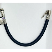 Шланг резиновый армированный для подкачки колес 38см. с фитингами (HD-2370B) H-D