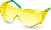 Очки откр типа, желтые, стекло увелич размера устойчивое к запотеванию,ULTRA (110462) KRAFTOOL