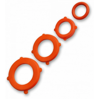 Кольца уплотнительные резиновые 1/2", 3/4", 1" и круглое кольцо, 24пр. (ECO-UO424) BRADAS
