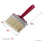 Кисть-макловица 120х30мм, иск. щетина, пласт. корпус "MASTER" UNIVERSAL (01824-12) STAYER фото4