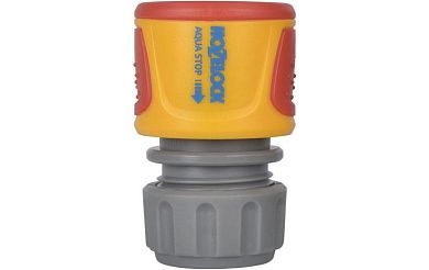 Коннектор HoZelock 2075 Классик с Аквастоп (12,5 мм и 15 мм) (20750000) HoZelock