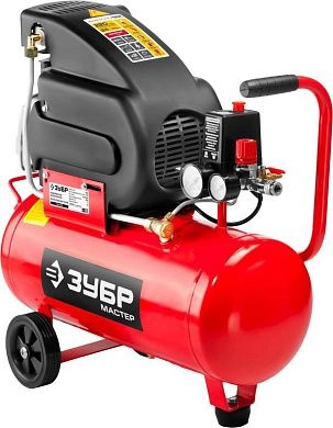 Компрессор воздушный с набором аксессуаров, 220 л/мин, 24 л, 1500 Вт, (ЗКПМ-220-24-1.5-H5) ЗУБР