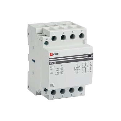 Контактор трехмодульный КМ (230/400В 40А 3NО+NC IP20) km-3-40-31 EKF PROxima