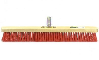 Щетка уличная 500 мм, 5 рядов, жесткая щетина, железная тулейка, без черенка (84622) СИБРТЕХ