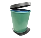 Ведро пластмассовое педальное для мусора фото2