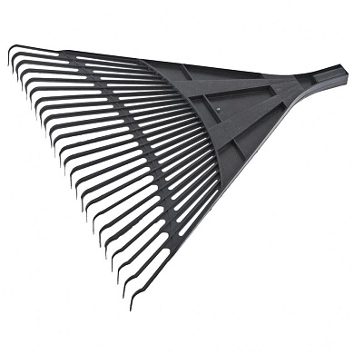 Грабли веерные пластиковые, 600 мм, 24 плоских зуба, без черенка (61708) СИБРТЕХ