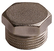 Заглушка GENERAL FITTINGS никелированная латунь, 6-ти гранная головка, наружная резьба, 3/4"
