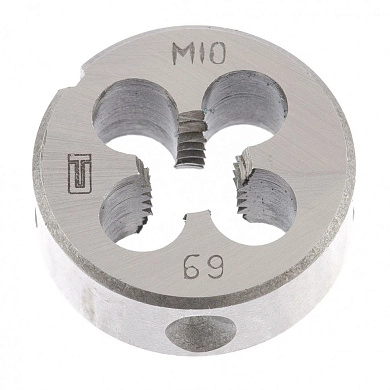 Плашка метрическая М10 х 1,5 мм (77027) СИБРТЕХ