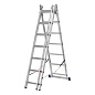 Лестница алюмин., 3х7 ступ, трехсекц., 3070мм, слож.1980х445х135мм, (97817) СИБРТЕХ фото2
