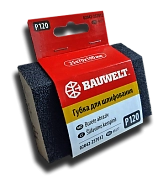 Губка шлифовальная 4-сторонняя угловая 125х90х25 мм P150 (02042-259015) BAUWELT