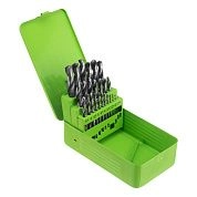 Набор сверл по металлу, 1-13 мм (через 0,5 мм), 25 шт., HSS, в металлической коробке (72379) СИБРТЕХ