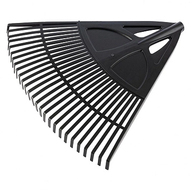 Грабли веерные пластиковые, 620 мм, 27 плоских зубьев, без черенка (61715) СИБРТЕХ