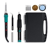 Станция паяльная мини цифровая в кейсе, 14-в-1, 90 - 480°C, 135 Вт,KS-15 (55346) KRAFTOOL