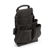 Сумка кожаная поясная без ремня СК-4  (78429) КВТ