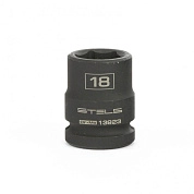 Головка ударная шестигранная, 18 мм, 1/2", CrMo (13923) STELS