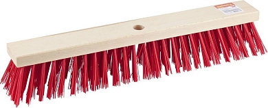 Щетка "EURO" уличная без ручки, буковая колодка, жесткая щетина, 50см (39192-50) Grinda