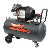 Компрессор воздушный EURO 100-400 (2,2 кВт 400 л/мин 220В 8бар 2 порш. 100л) PATRIOT / IMPERIAL