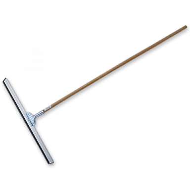 Щетка-сгон для уборки воды алюминиевая 60см c деревянным черенком (ES2262-H) BRADAS