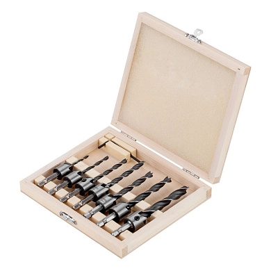 Набор сверл зенкеров по дереву, 3-10 мм, 7 шт  (704272) MATRIX