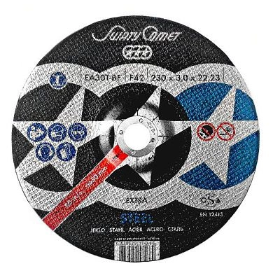 Круг отрезной 230х3.0х22.23 мм для металла EXTRA (367943) SWATYCOMET