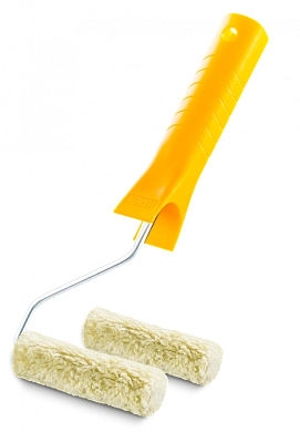 Валик меховой 100мм/6мм, туба 15мм, ворс 11мм, полиакрил "Hardex", 2шт. (0124-111510) HARDY