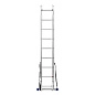 Лестница алюмин., 2х9 ступ, двухсекц., 4200мм, слож.2500х395х110мм, (97909) СИБРТЕХ фото3