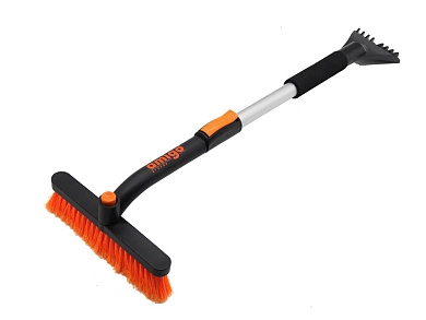 Щетка-сметка для снега телескопическая со скребком (74523) AMIGO